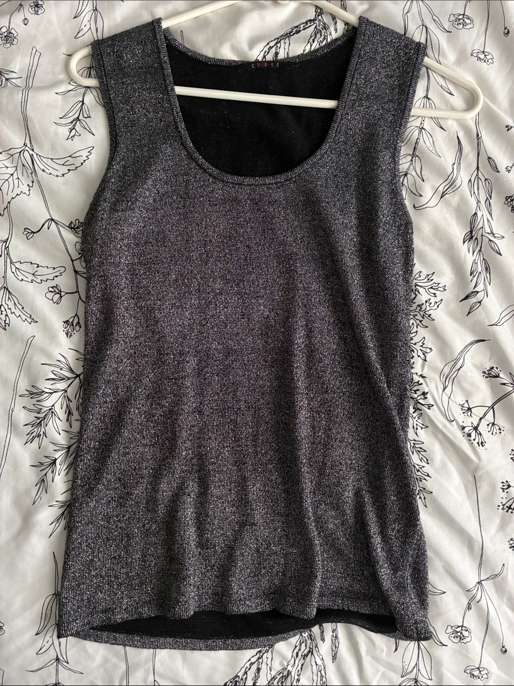 Cyrus Metallic Tank Top